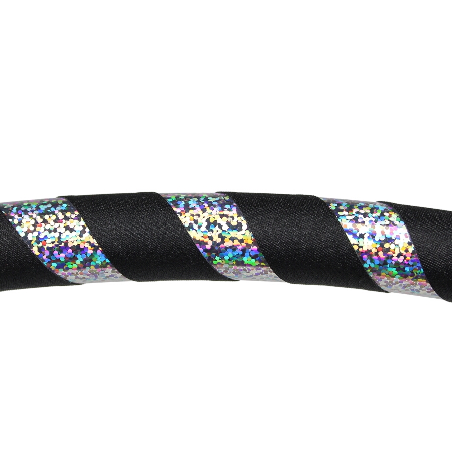 schwarz-silber-detail-1280900 Hoop 90 schwarz silber-glitzer detail