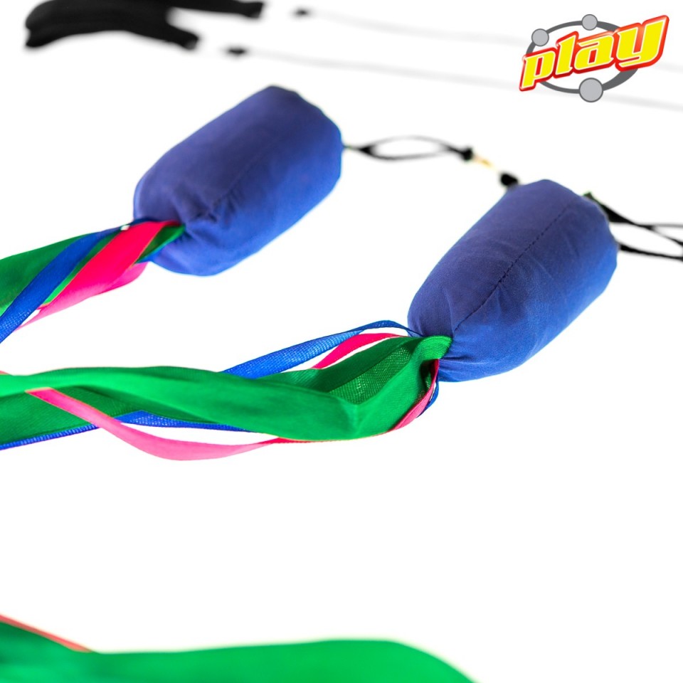 Play Ribbon Poi blau