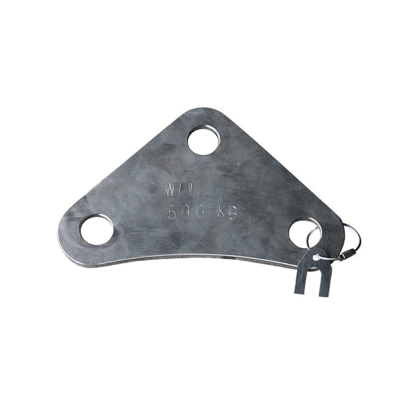 8951 Dreiecksplatte zum aufhängen von Strapaten, Luftringen und anderen Artistengeräten